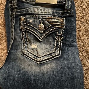 Miss Me Low Rise Flare Stretch Jean